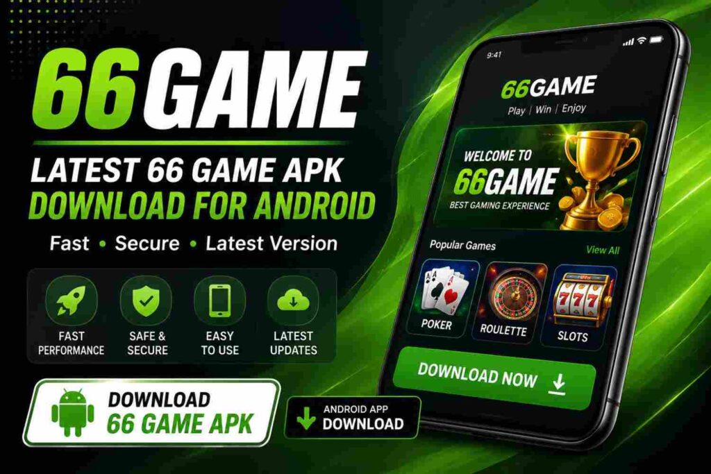 Latest 66 Game app download banner for Android